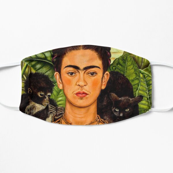 qui comprend un chat noir et un singe Masque sans plis