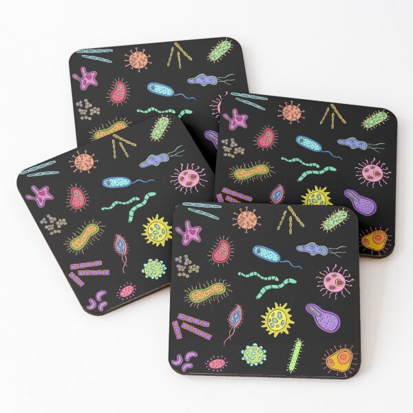 Item preview, Microbes Pattern designed and sold by lunaleicrafts.