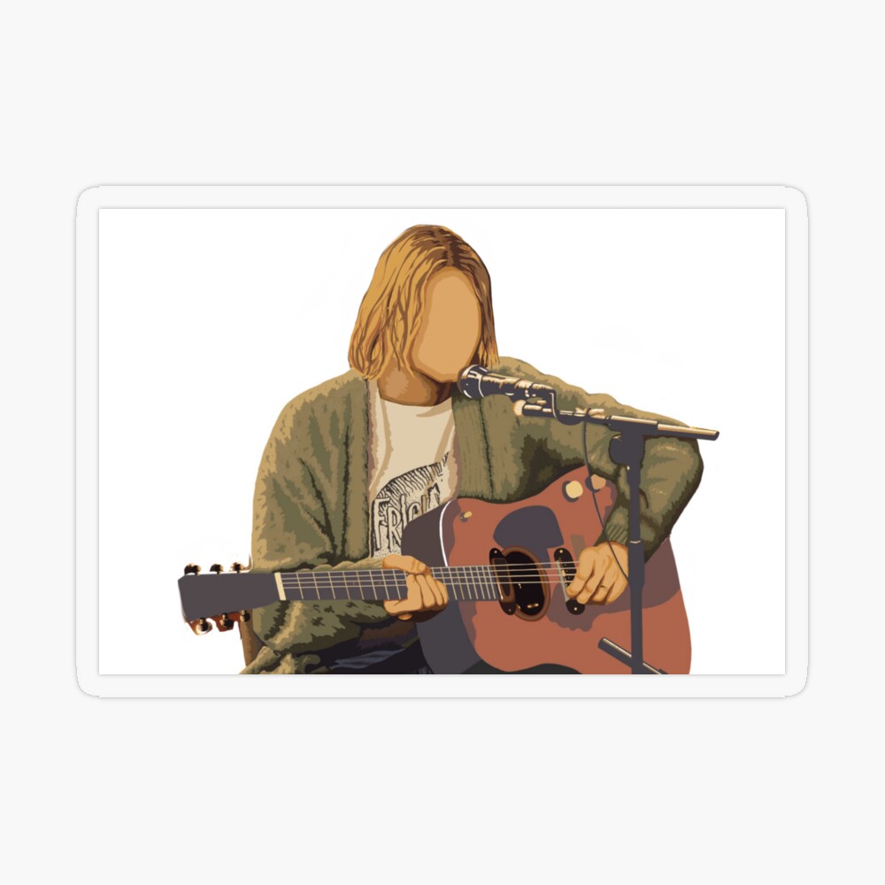 Kurt Cobain Stickers for Sale - Pixels Merch