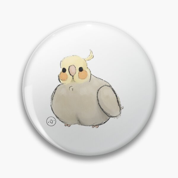Item preview, thick cockatiel designed and sold by birbify.