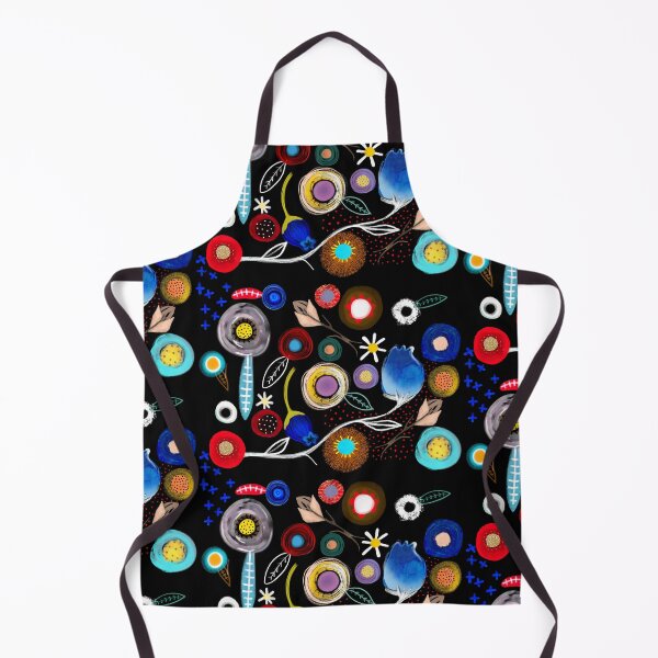 Item preview, Floral black vivid summer dreams designed and sold by rupydetequila.