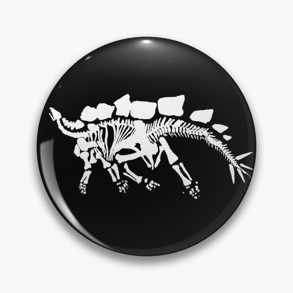 Artikelvorschau, Stegosaurus Skeleton White entworfen und verkauft von UroliteArt.