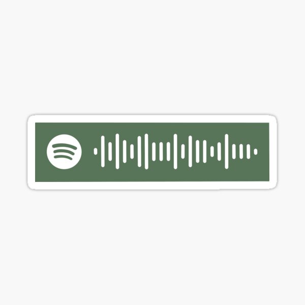 Folklore Album Taylor Swift Spotify Code Sticker
