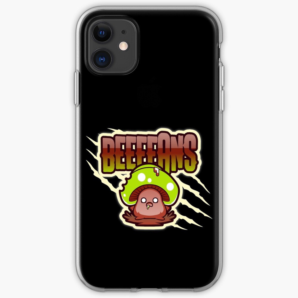 Beeeeans Vegan Zombie Mushroom iPhone Case