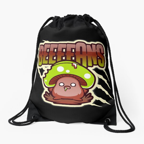 Beeeeans Vegan Zombie Mushroom Drawstring Bag