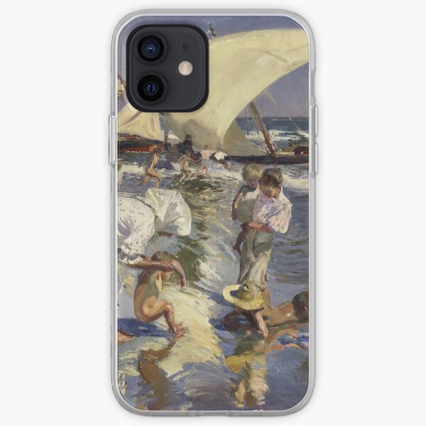Joaquin Sorolla Y Bastida - Beach Of Valencia By Morning Light iPhone Soft Case