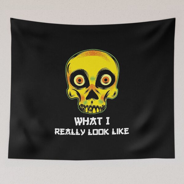 Item preview, Halloween Skull- What I really look like designed and sold by InfiniquebyDK .