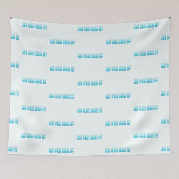 Item preview, and what about it? (blue) designed and sold by vocalsbyariana.