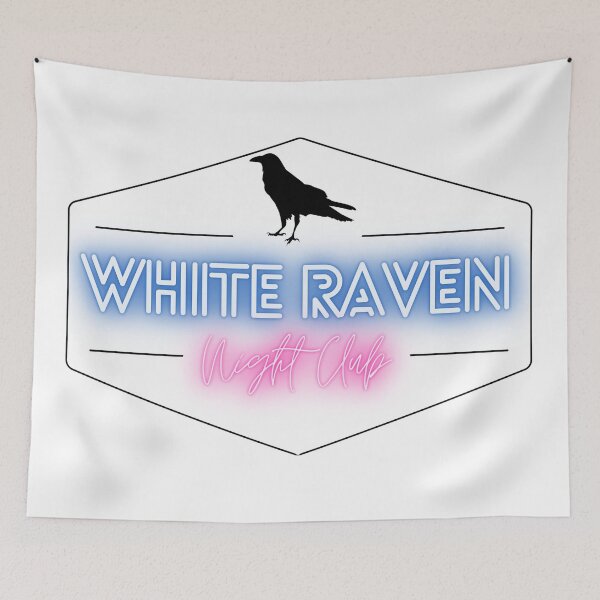 Item preview, White Raven Night Club Crescent City Sign designed and sold by Mavy-liz.