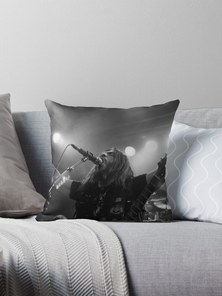 Thumbnail 1 of 4, Pillow, Machine Head - Robb Flynn designed and sold by djmayhem.