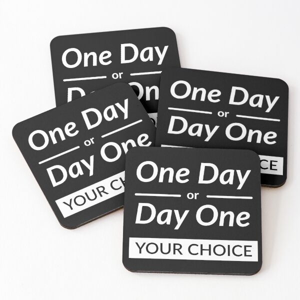 Item preview, One Day or Day One - Inspirational Tee designed and sold by impetum.