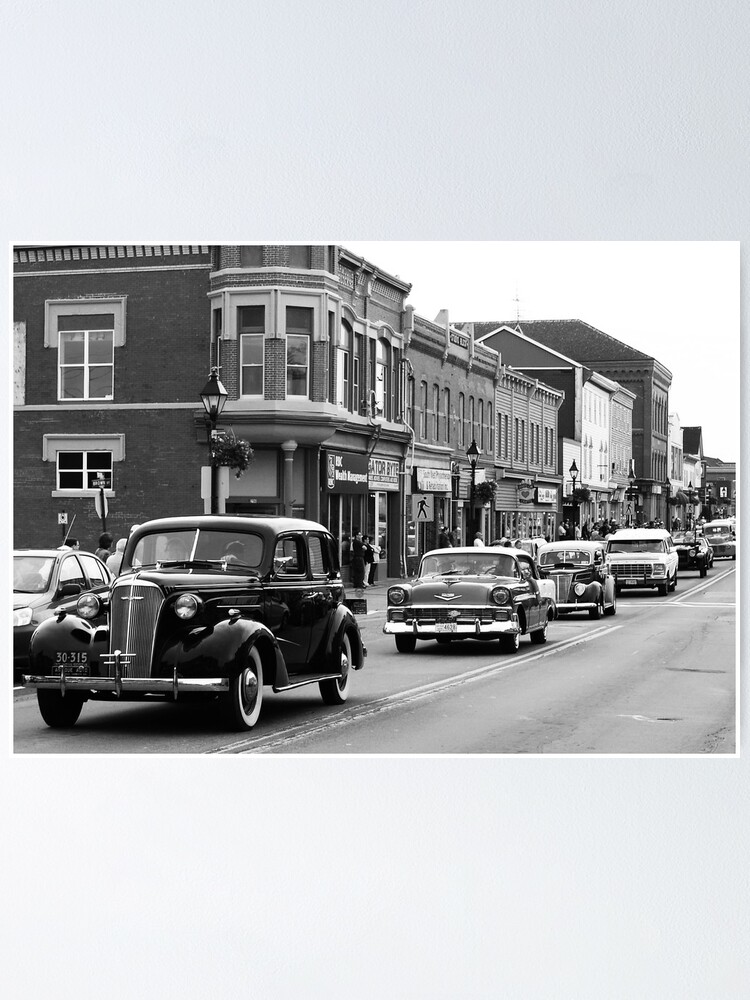 "Antique Car Parade" Poster by Onlydebster | Redbubble