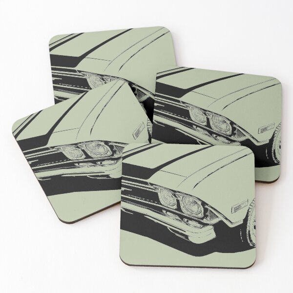 Item preview, 1968 Chevy Chevelle - stylized on light background designed and sold by mal-photography.