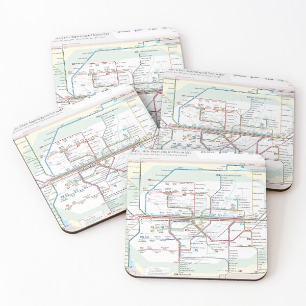 Item preview, MVV Munich München Netzplan designed and sold by MarcoPolok.