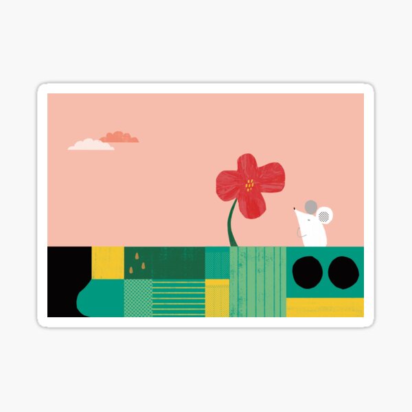 Neverland I Flower & Mouse x Mori Sticker