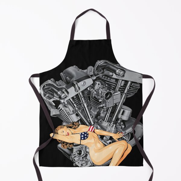 Item preview, Vintage HD Motorcycle VTwin ShovelHead Engine USA Bikini  designed and sold by TheDirtyGringo.