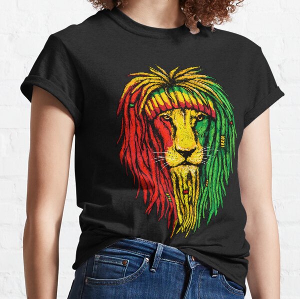 T Shirts Tops Fur Frauen Coole Reggae L C3 B6we Redbubble