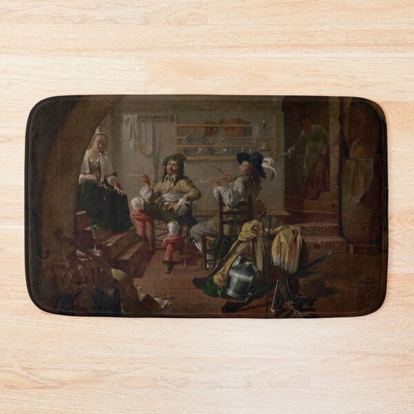 Item preview, Interior with Soldiers and Women - Jacob Duck designed and sold by themasters.