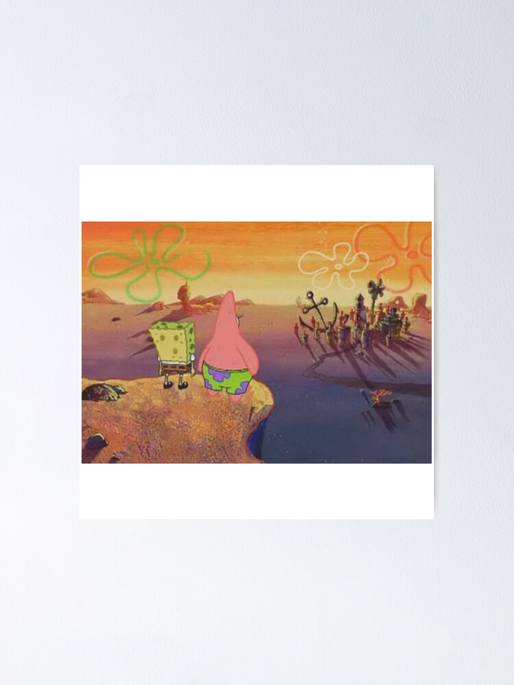 Spongebob Square Pants And Patrick Star Poster For Sale By Emilylao Redbubble 7929