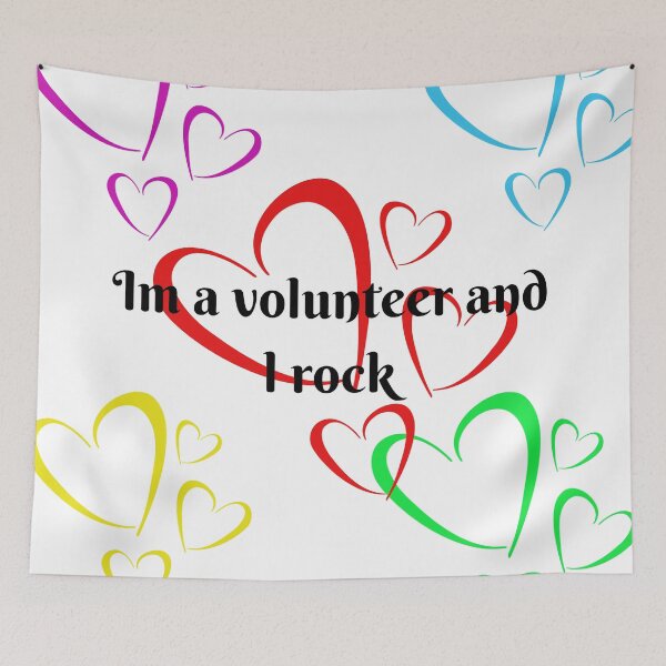 Item preview, l'm a volunteer and l rock designed and sold by georgeanne52.