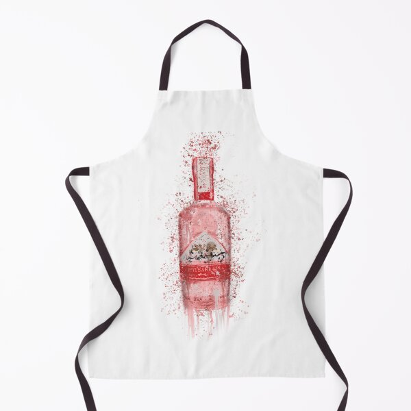 Item preview, Rhubarb Gin Bottle Splatter Print designed and sold by Pics-squiggles.