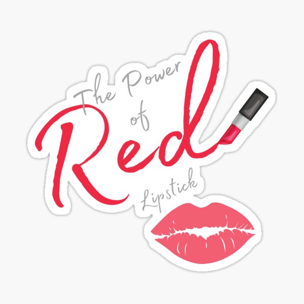 Item preview, The Power of Red Lipstick designed and sold by Mandy Kay.