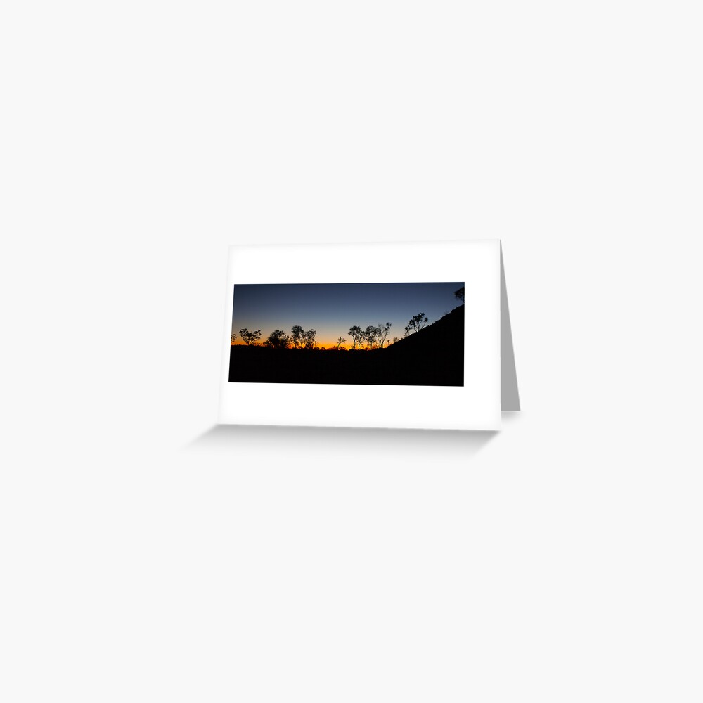 Hill in Relief Greeting Card