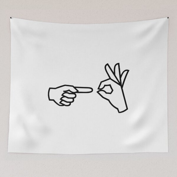 Item preview, Finger in Hole Hand Emoji - Suggestive Sex Innuendo designed and sold by BeerBro-Designs.