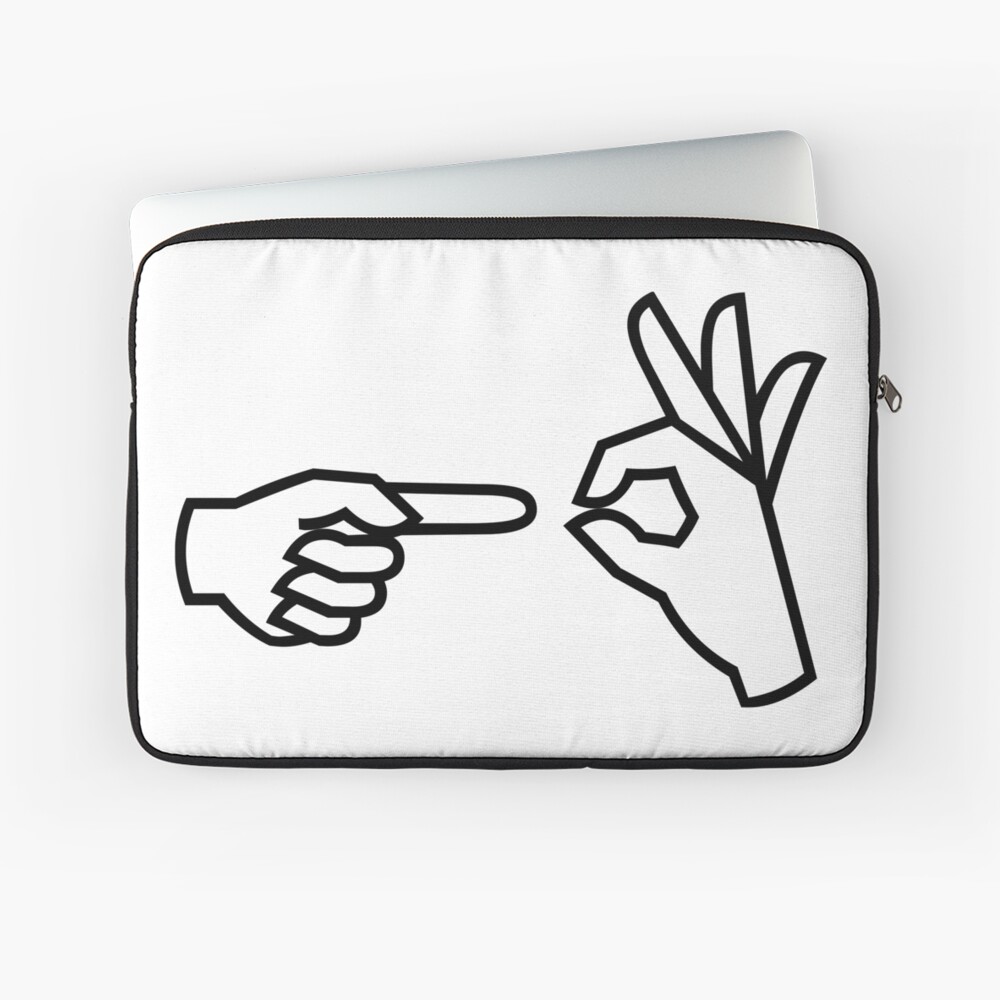 Finger in Hole Hand Emoji - Suggestive Sex Innuendo iPhone Case