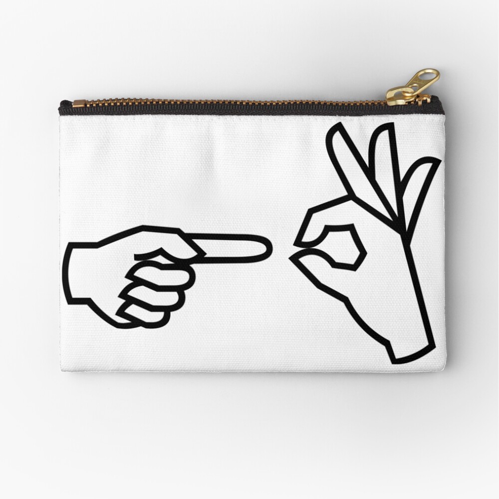 Finger in Hole Hand Emoji - Suggestive Sex Innuendo iPhone Case