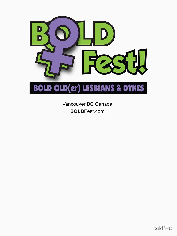 BOLDFest Fundraiser Logo Tee by boldfest