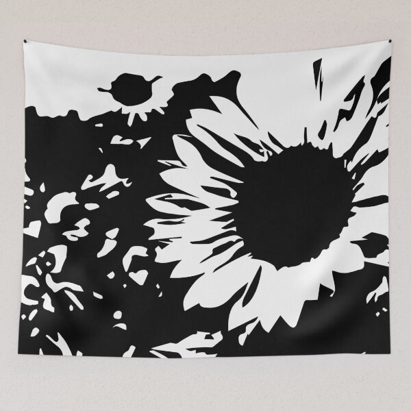 Item preview, sunflower abstract art designed and sold by kellzy.