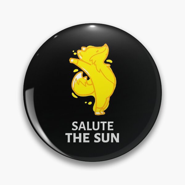 Item preview, Cute Salute The Sun Yoga Fox designed and sold by Foxhole2-L.