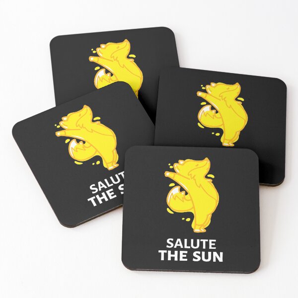 Item preview, Cute Salute The Sun Yoga Fox designed and sold by Foxhole2-L.
