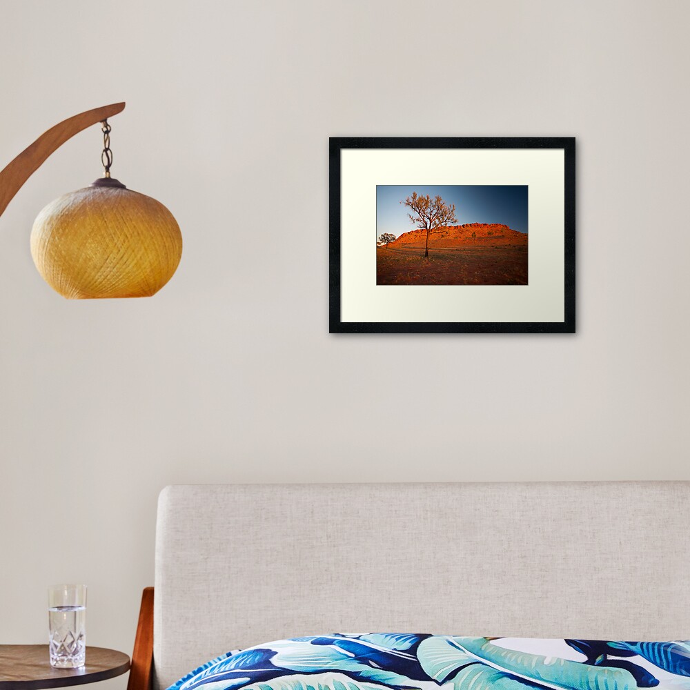 Sunrise on a Rocky Outcrop Framed Art Print