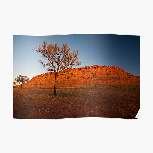Sunrise on a Rocky Outcrop Poster