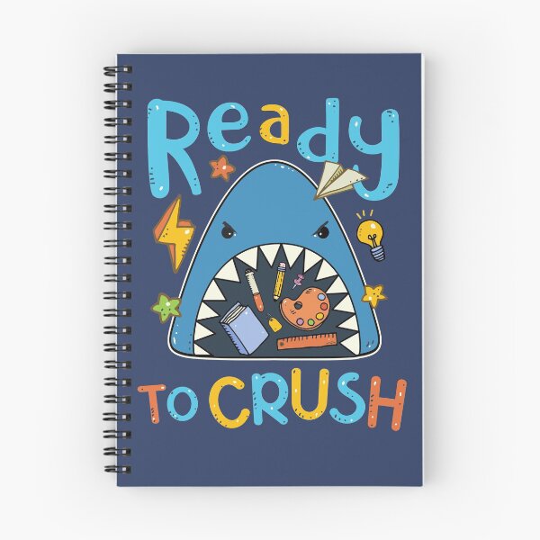 Item preview, School Shark Ready to Crush designed and sold by GrimButterfly.