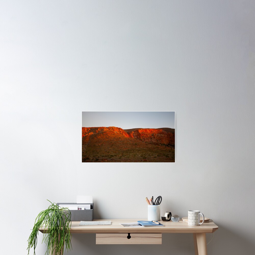 Escarpment at Sunrise Poster