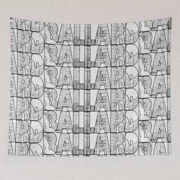 Item preview, Ballard Seattle Street Map designed and sold by thestreetslocal.
