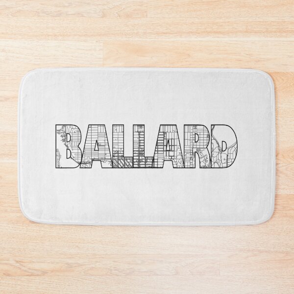 Item preview, Ballard Seattle Street Map designed and sold by thestreetslocal.