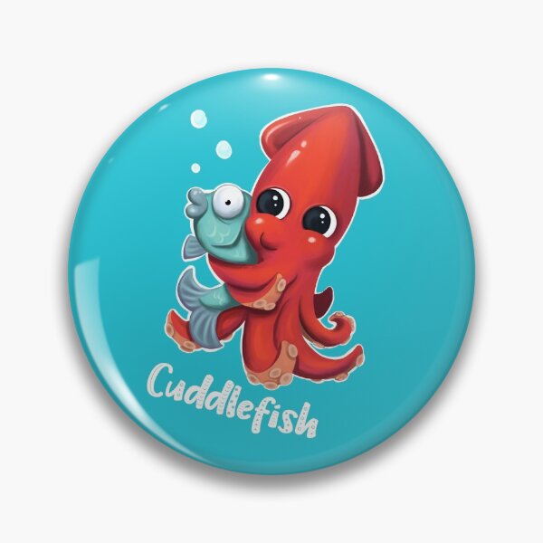 Item preview, Adorable "Cuddlefish" Sea Life Illustration - Cuttlefish Squid designed and sold by JonThomson.