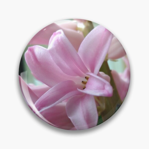 Item preview, Pink Hyacinth Flowers Macro Photography designed and sold by LoveBugAcres.