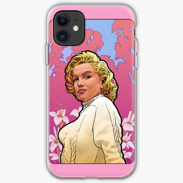 Marilyn Monroe in Mucha iPhone Soft Case