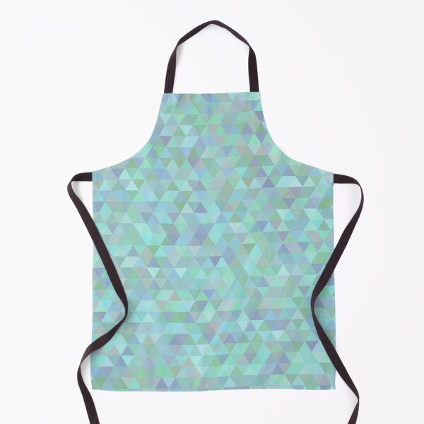 Item preview, Blue abstract polygonal pattern with colorful triangles designed and sold by Tae Mi.