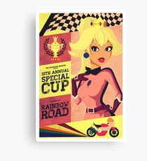 Princess Peach Mario Kart Canvas Print