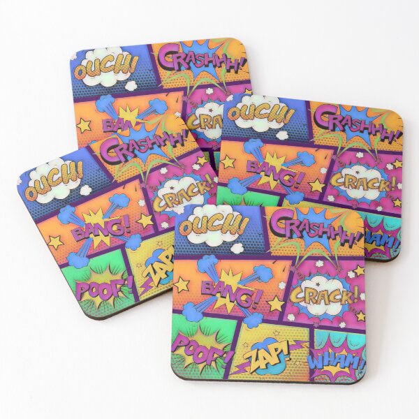 Item preview, colorful Comic Book Panels designed and sold by Alondra.