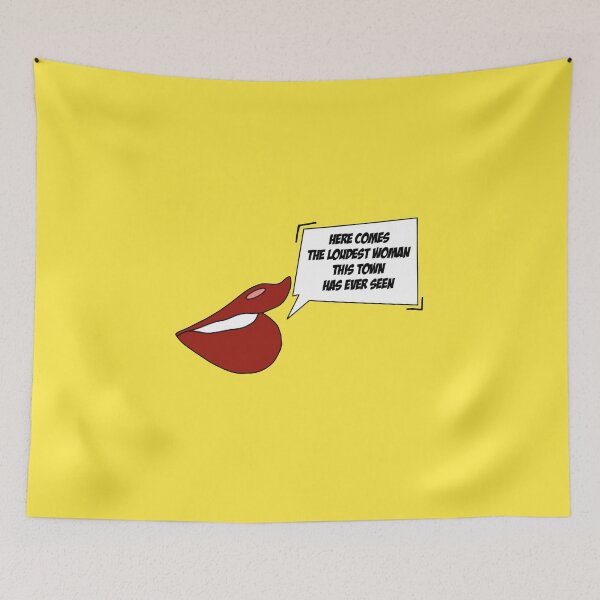 Item preview, YELLOW THE LAST GREAT AMERICAN DYNASTY FOLKLORE TAYLOR SWIFT POP ART HERE COMES THE LOUDEST WOMAN  designed and sold by krh327.