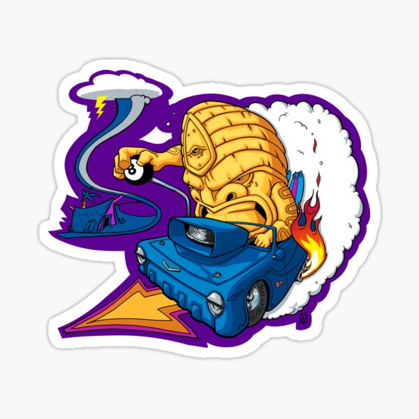 The all Seeing Tiki Sticker