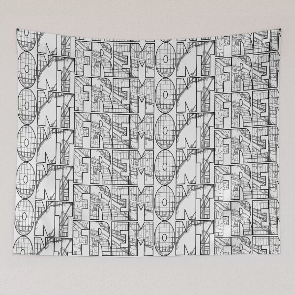 Item preview, Fremont Seattle Street Map designed and sold by thestreetslocal.