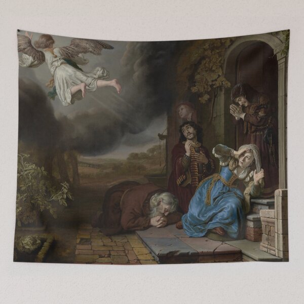 Item preview, The Angel Taking Leave of Tobit and His Family - Jan Victors designed and sold by themasters.